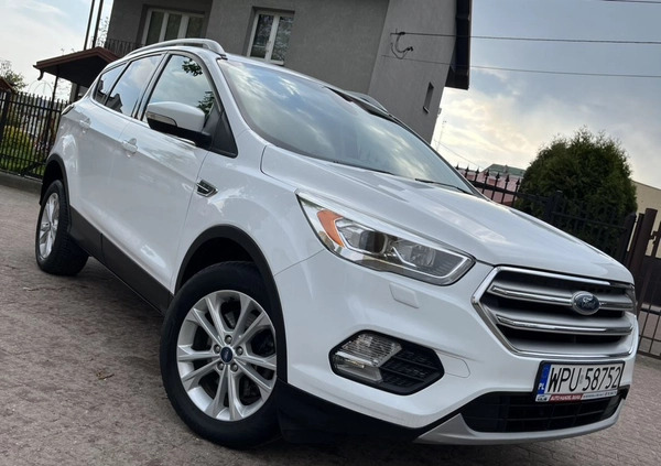 Ford Kuga cena 61700 przebieg: 198555, rok produkcji 2017 z Olsztynek małe 704